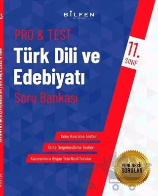 11. Sınıf Türk Dili ve Edebiyatı ProTest Soru Bankası – Kolektif – Bilfen Yayıncılık kitap kapağı