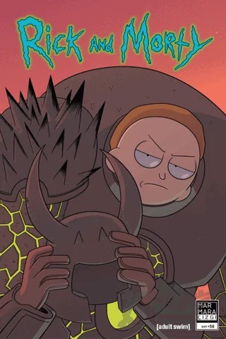 Rick and Morty 56 – Zac Gorman – Marmara Çizgi kitap kapağı