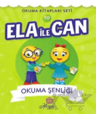 Ela İle Can 10 - Okuma Şenliği – Kolektif – Hoya kitap kapağı