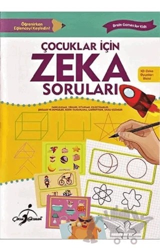 Çocuklar İçin Zeka Soruları - Süper Zeka Soruları 2 – Yavuz Selim Erdoğan – Çocuk Gezegeni kitap kapağı