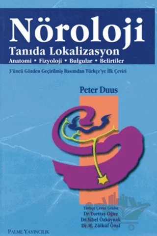 Nöroloji Tanıda Lokalizasyon – Peter Duus – Palme Yayıncılık kitap kapağı
