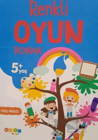 Hoby Kidss Renkli Oyun +5 Boyama – Kolektif – Hobby Kids kitap kapağı