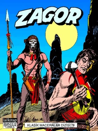 Zagor Klasik Maceralar Cilt: 78 – Marcello Toninelli – Lal Kitap kitap kapağı