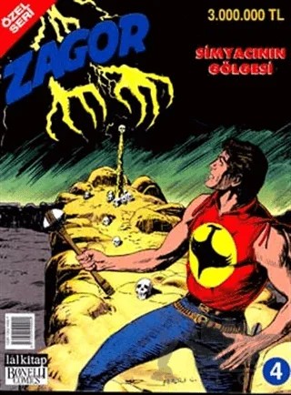 Simyacının Gölgesi - Zagor Özel Seri Sayı 4 – Lal Kitap kitap kapağı