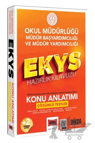 2024 EKYS Okul Müdürlüğü Müdür Başyardımcılığı ve Müdür Yardımcılığı Hazırlık Kılavuzu Konu Anlatımı Çözümlü Testler ve İlave 2 Deneme – Kolektif – Yargı Yayınevi kitap kapağı