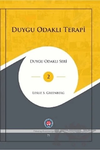 Duygu Odaklı Terapi – Leslie S. Greenberg – Psikoterapi Enstitüsü kitap kapağı