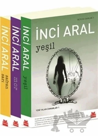Mor- Safran Sarı - Yeşil (3 Kitap Takım) – İnci Aral – Kırmızı Kedi Yayınevi kitap kapağı