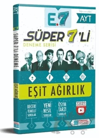 Evrensel Süper 7'li Deneme - Eşit Ağırlık – Kolektif – Evrensel İletişim Yayınları kitap kapağı