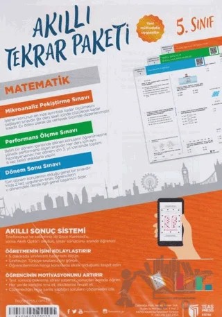 5. Sınıf Matematik Akıllı Tekrar Paketleri – Kolektif – Teas Press kitap kapağı