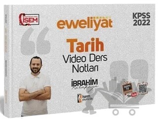 2022 KPSS Genel Kültür Evveliyat Tarih Video Ders Notu – İbrahim Karakaya – İSEM Yayıncılık kitap kapağı