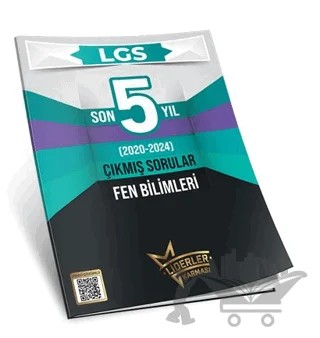 Liderler Karması LGS Son 5 Yıl Fen Bilimleri Branş Çıkmış Sorular (2020-2024) – Kolektif – Liderler Karması Yayınları kitap kapağı