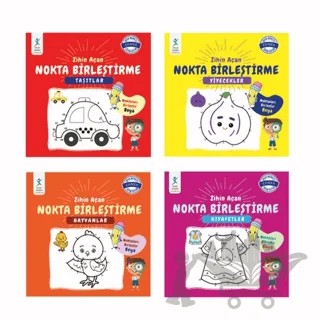 Zihin Açan Nokta Birleştirme Set – Tuğçe Turguner – Çocuk Gelişimi Yayınları kitap kapağı