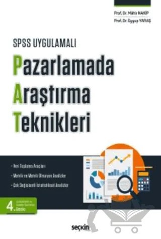 Pazarlamada Araştırma Teknikleri – Mahir Nakip, Eyyup Yaraş – Seçkin Yayıncılık kitap kapağı