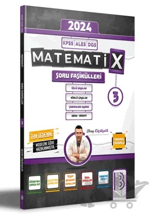 KPSS ALES DGS Matematix Soru Fasikülleri - 3 – Olcay Küçükçelik – Benim Hocam Yayınları kitap kapağı