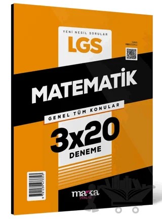 2025 LGS Genel Tüm Konular Matematik 3 Deneme – Kolektif – Marka Yayınları kitap kapağı