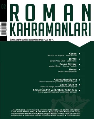 Roman Kahramanları Sayı: 2 Nisan - Haziran 2010 – Roman Kahramanları Dergisi kitap kapağı