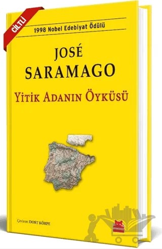Yitik Adanın Öyküsü – Jose Saramago – Kırmızı Kedi Yayınevi kitap kapağı