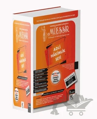 Müessir Adli Hakimlik Çıkmış Soru Bankası – Barış Küçük, Yaşar Mirzaoğlu, Hamza Parlak, Metin Aydın, Ebru Çorbacıoğlu, Soysal Aygün, Ufuk Pişkin – Kuram Kitap kitap kapağı