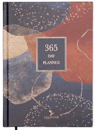365 Day Planner - Terracotta – Kolektif – Elaspaper kitap kapağı
