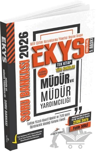 2026 MEB EKYS Müdür ve Müdür Yardımcılığı Soru Bankası – Fatih Sesli – Dizgi Kitap kitap kapağı