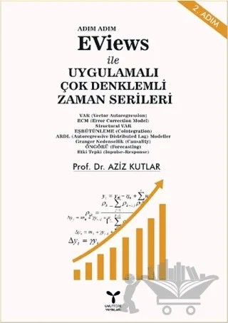 EViews ile Uygulamalı Çok Denklemli Zaman Serileri – Aziz Kutlar – Umuttepe Yayınları kitap kapağı