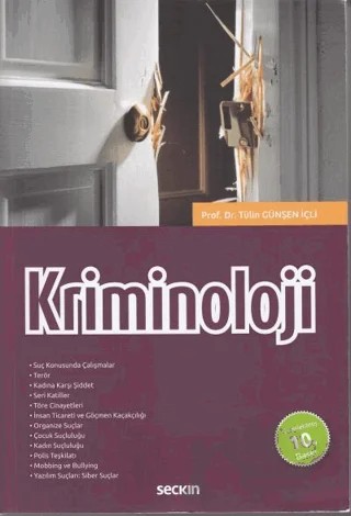 Kriminoloji – Tülin Günşen İçli – Seçkin Yayıncılık kitap kapağı