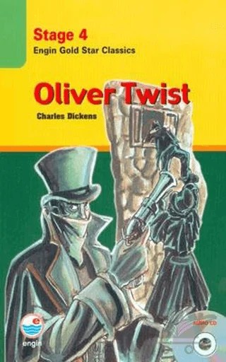 Oliver Twist (Cd'li) - Stage 4 – Charles Dickens – Engin Yayınevi kitap kapağı