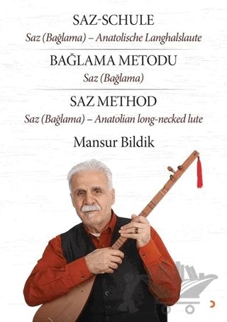 Saz - Schule Bağlama Metodu Saz Method – Mansur Bildik – Cinius Yayınları kitap kapağı