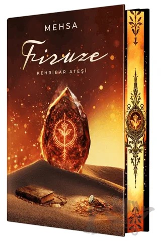 Firuze 1: Kehribar Ateşi – Yan Boyamalı – Mehsa – Ephesus Yayınları kitap kapağı