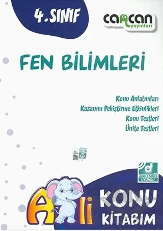 4. Sınıf Fen Bilimleri Konu Kitabım – Kolektif – Cancan Yayınları kitap kapağı