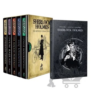 Sherlock Holmes Bütün Hikayeler Seti - 5 Kitap Takım – Sir Arthur Conan Doyle – Ren Kitap kitap kapağı