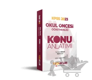 2023 ÖABT Okul Öncesi Öğretmenliği Konu Anlatımı – Kolektif – Yediiklim Yayınları kitap kapağı