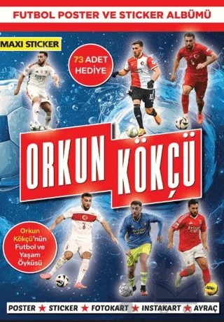 Orkun Kökçü Poster ve Sticker Albümü 008 – Ersin Barboros – Maxi Yayıncılık kitap kapağı