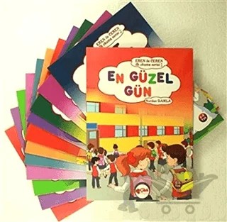 Eren ile Ceren İlk Okuma Serisi Seti (12 Kitap) – Nurdan Damla – Çilek Kitaplar kitap kapağı