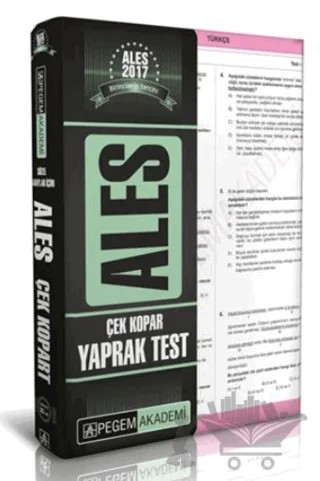 Ales Çek Kopar Yaprak Test 2017 – Kolektif – Pegem Akademi Yayıncılık kitap kapağı