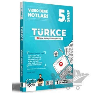 5. Sınıf Türkçe Video Ders Notları – Haluk Seyit – Benim Hocam Yayınları kitap kapağı