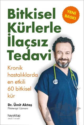 Bitkisel Kürlerle İlaçsız Tedavi – Ümit Aktaş – Hayykitap kitap kapağı