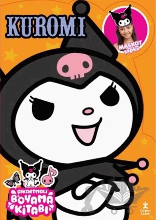 Kuromi - Çıkartmalı Boyama Kitabı - Maskot Şapka – Kolektif – Doğan Çocuk kitap kapağı