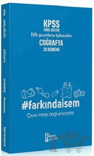 2020 KPSS Coğrafya 20 Deneme Çözümlü – Kolektif – İSEM Yayıncılık kitap kapağı