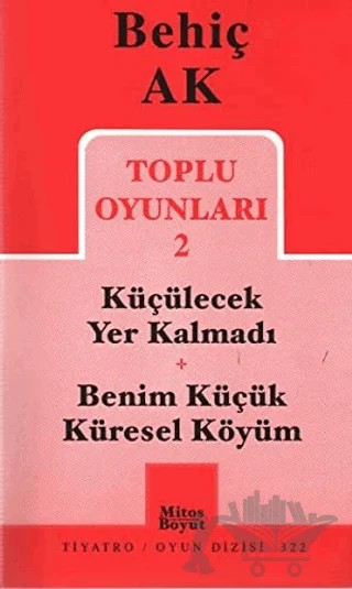 Toplu Oyunları 2 – Behiç Ak – Mitos Boyut Yayınları kitap kapağı