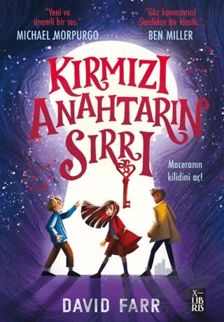 Kırmızı Anahtarın Sırrı – David Farr – XLIBRIS kitap kapağı