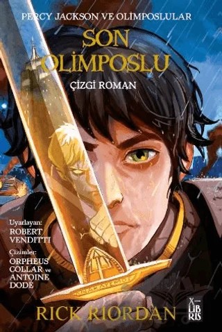 Percy Jackson ve Olimposlular - Son Olimposlu – Rick Riordan – XLIBRIS kitap kapağı