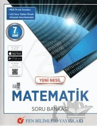 7. Sınıf Yeni Nesil Matematik Soru Bankası – Kolektif – Fen Bilimleri Yayınları kitap kapağı