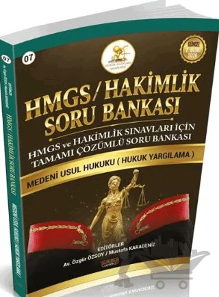 2026 HMGS Hakimlik Medeni Usul Hukuku Soru Bankası – Mustafa Karadeniz, Özgür Özsoy – Savaş Yayınevi kitap kapağı
