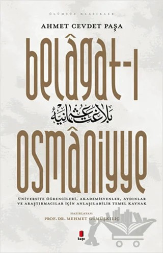 Belagat-ı Osmaniyye – Ahmet Cevdet Paşa – Kapı Yayınları kitap kapağı
