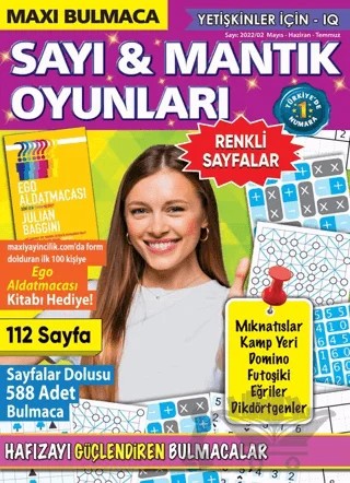 Maxi Sayı ve Mantık Oyunları 6 – Kolektif – Maxi Yayıncılık kitap kapağı