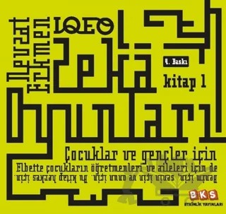 Zeka Oyunları - 1 – Nevzat Erkmen – BKS Etkinlik Yayınları kitap kapağı