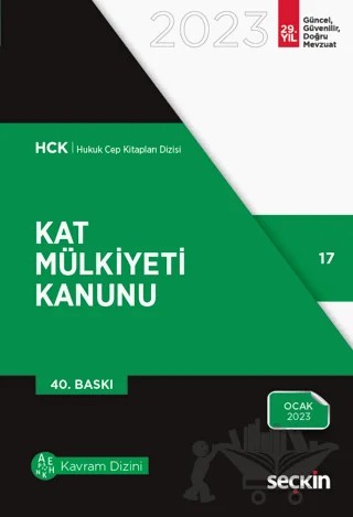 Kat Mülkiyeti Kanunu – Kolektif – Seçkin Yayıncılık kitap kapağı