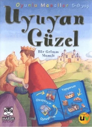 Oyunlu Masallar - Uyuyan Güzel – Marie Emmanuelle Lips – Marsık Kitap kitap kapağı