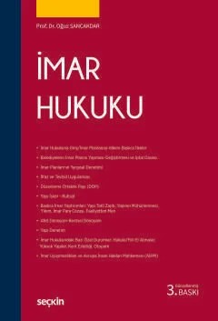 İmar Hukuku – Oğuz Sancakdar – Seçkin Yayıncılık kitap kapağı